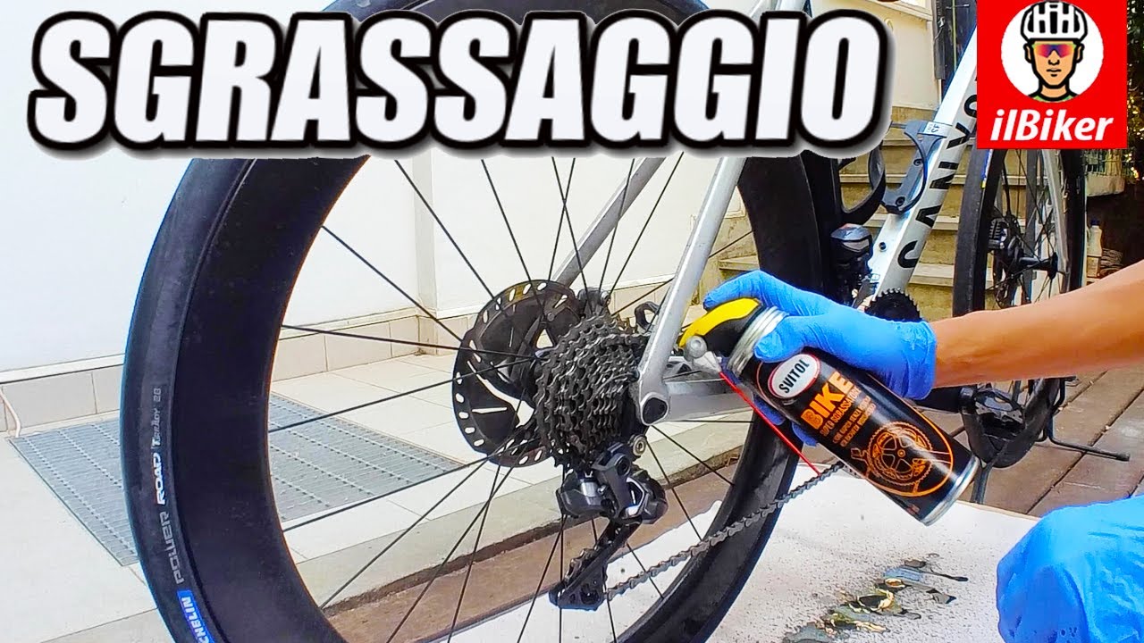 SGRASSAGGIO TRASMISSIONE | Pulizia catena bici