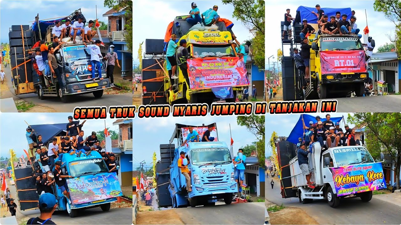 Parade sound system di medan paling berbahaya semua sound nyaris jumping