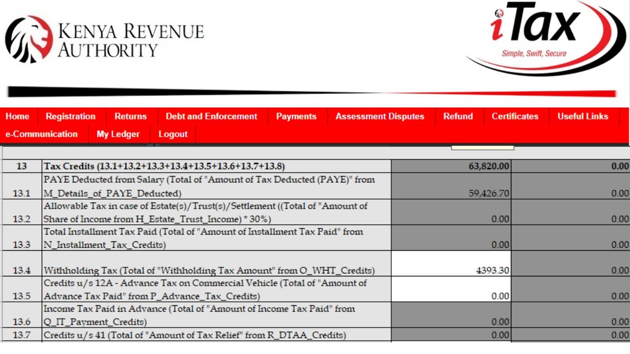File KRA Returns With Withholding Certificate || Individual Income Tax Return ITax