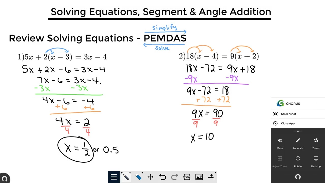 Segment and Angle Addition, Midpoint, Bisector, Congruent