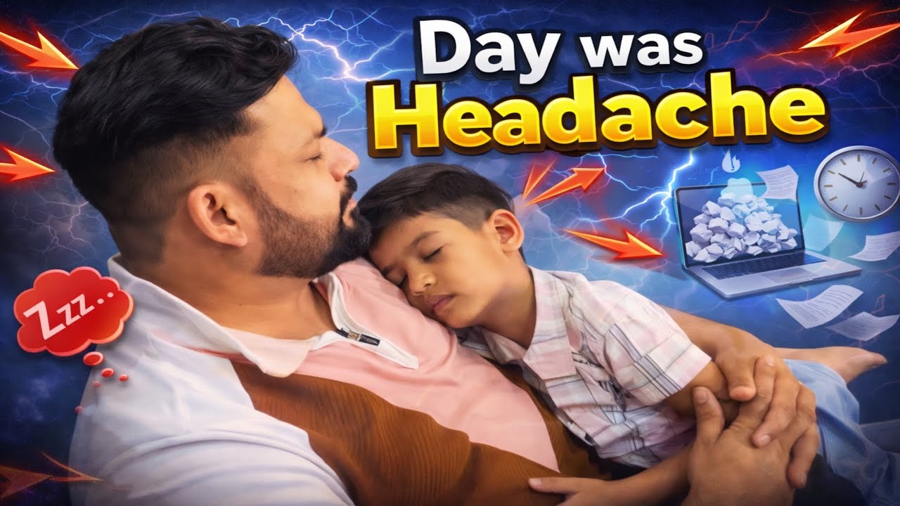 आखिर क्यों रहा आज पूरा दिन सरदर्द? 😫 | रुद्र की हालत देख कर डर गए थे | Priyanka Joshi Family Vlogs