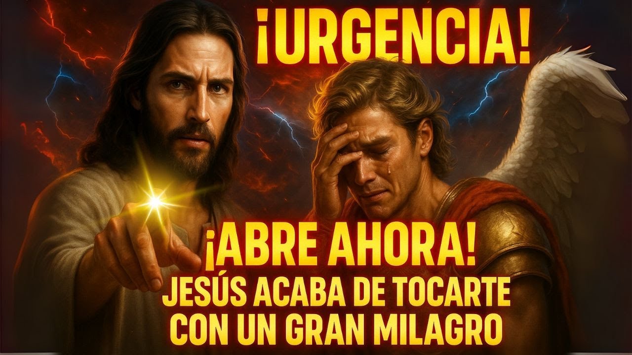 ¡ABRE AHORA! JESÚS ACABA DE TOCARTE CON UN GRAN MILAGRO