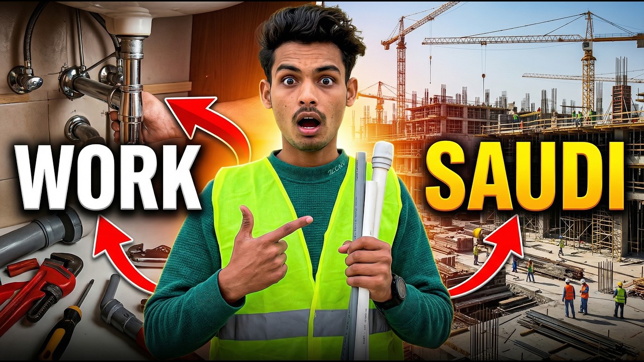 Saudi Arabia Plumbing Work Live Site 🇸🇦 | Plumber Salary & Life in Saudi