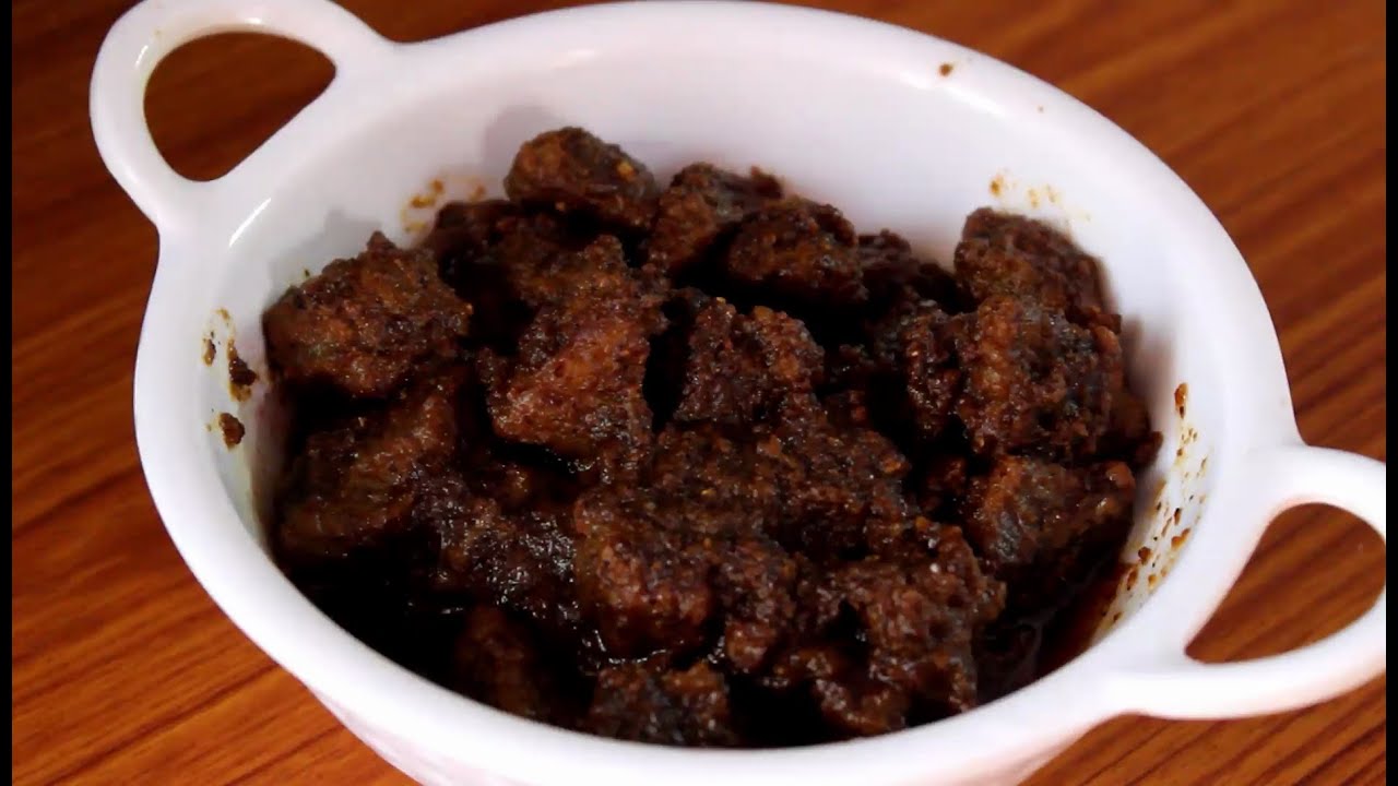 Gosht ka aachar (mutton pickle)