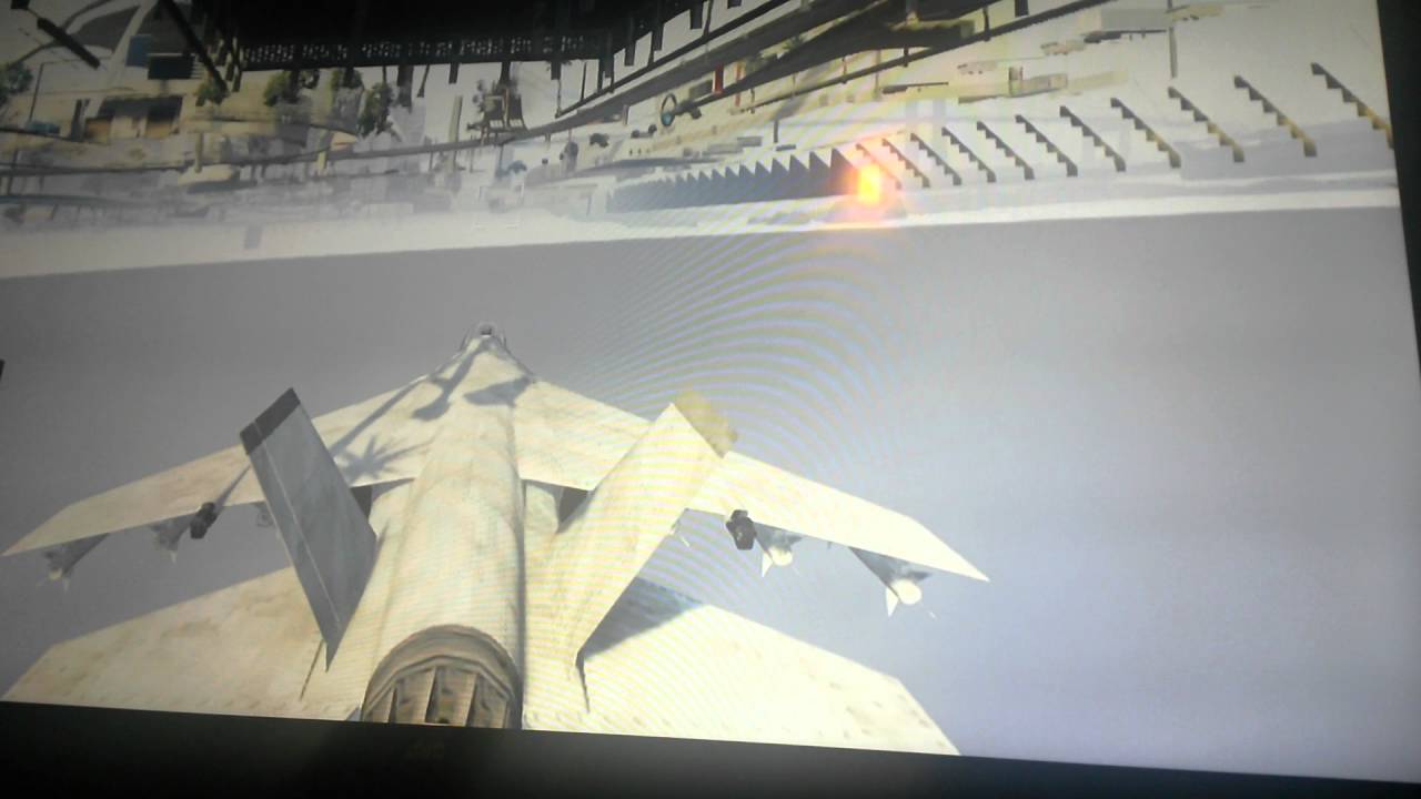 Under map with Hydra Gta v