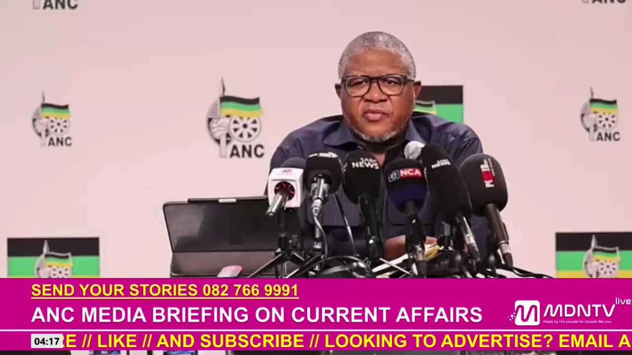 LIVE | ANC SG FIKILE MBALULA MEDIA BRIEFING | ORGANISATIONAL & NATIONAL MATTERS | 28 JULY 2026