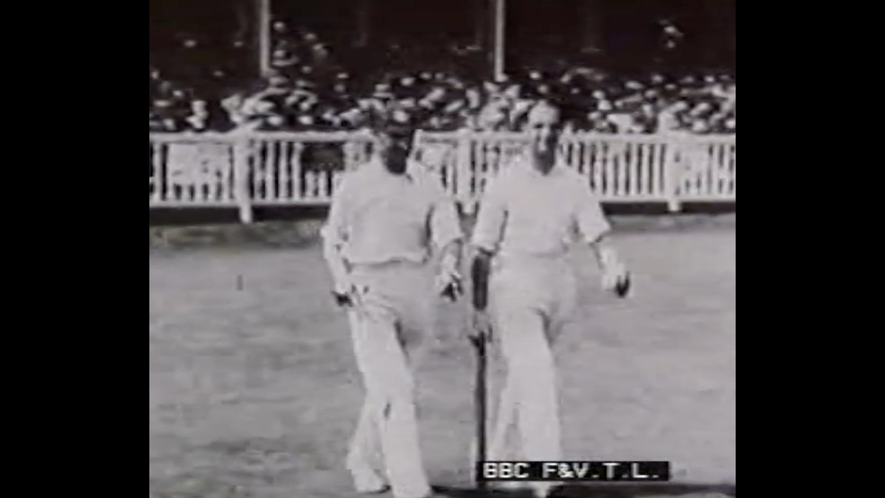 1963 Grandstand - Sir Jack Hobbs' obituary. Voiced by Brian Johnston. Note, Very poor sound quality.