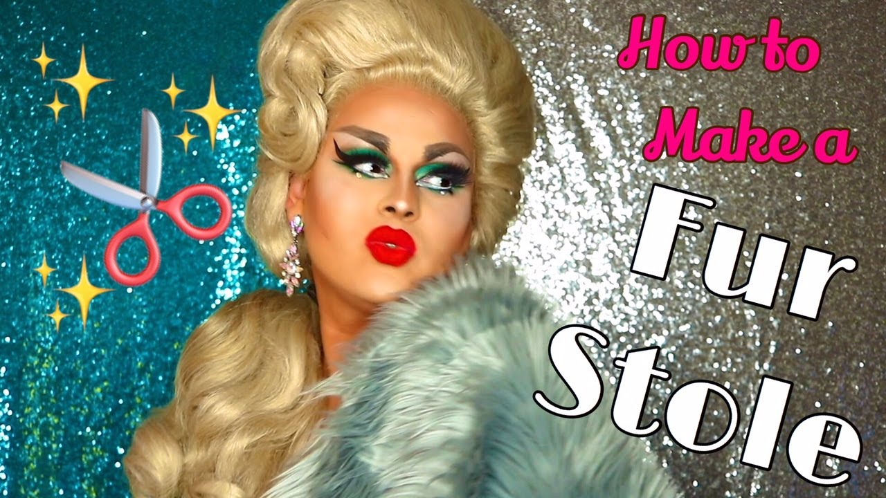 HOW TO MAKE A FUR STOLE | EASY DRAG COSTUMES | JAYMES MANSFIELD