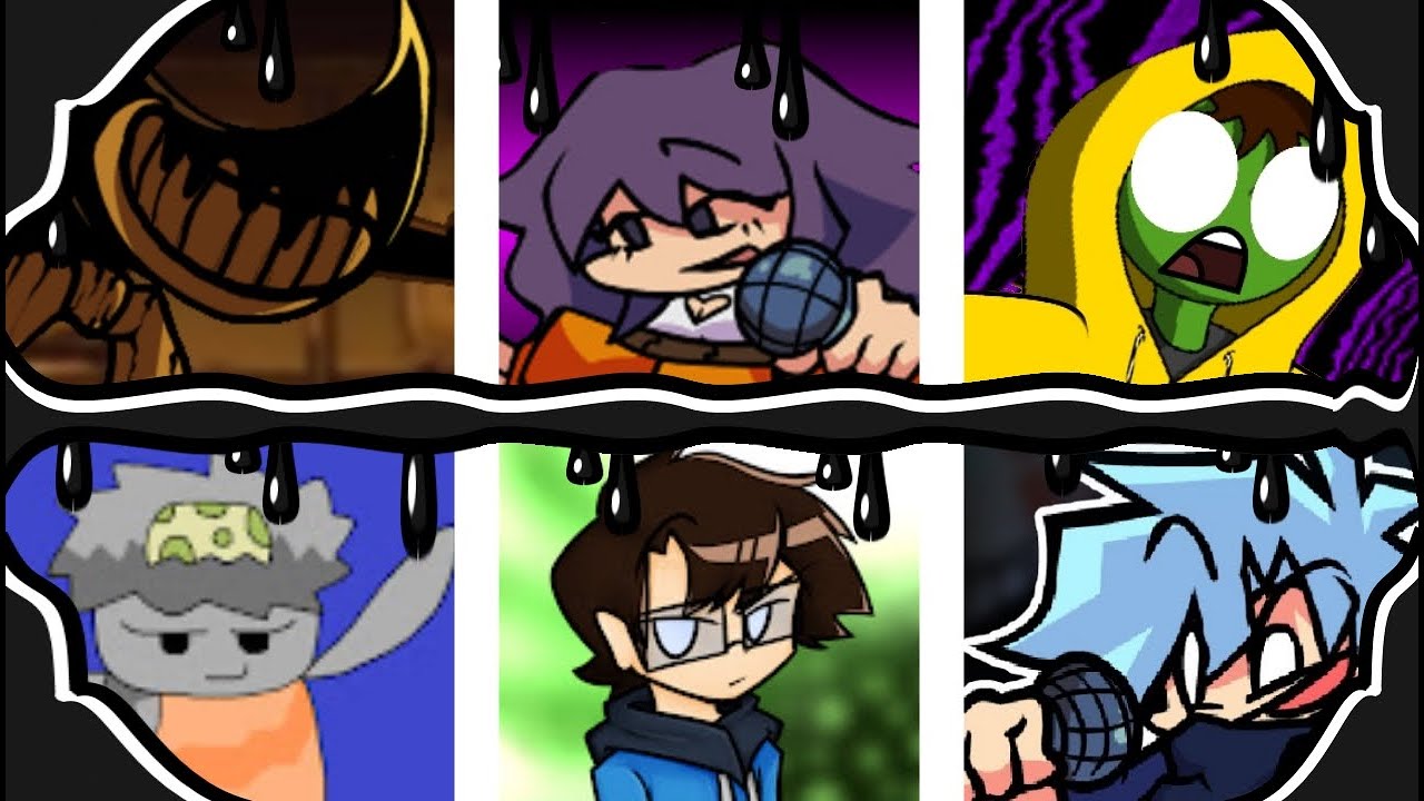 Nightmare Run but it's a mashup - (FNF Nightmare Run but Everybody Sings It) [REQUESTED]
