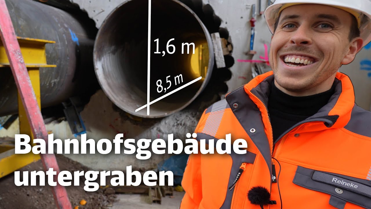 Stuttgart 21: Tunnel unter dem Bonatzbau – der kleinste Tunnel von Stuttgart 21