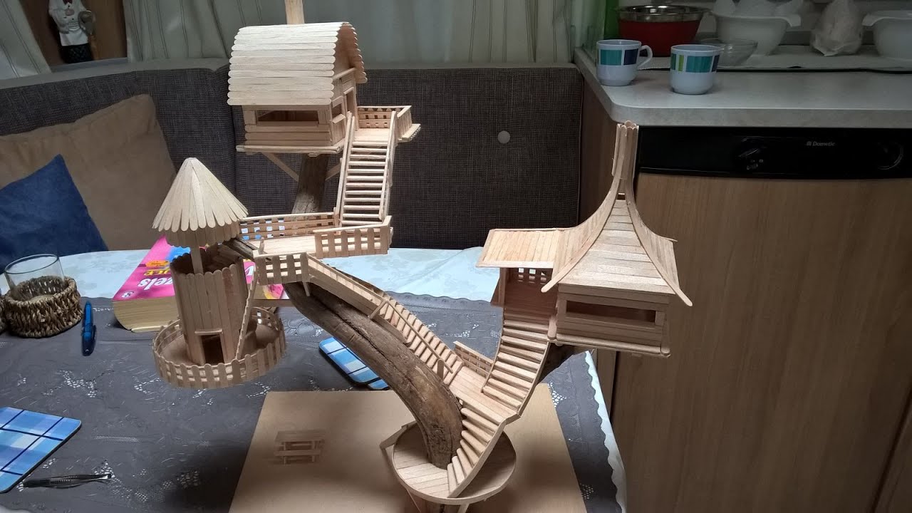 Popsicle sticks craft | knutselen met ijsstokjes