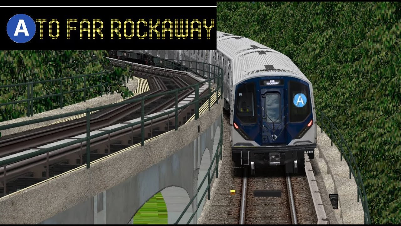 OpenBVE (A) Inwood-207 Street To Far Rockaway (R211A)