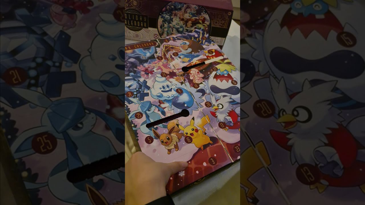 Pokemon Holiday Calendar Kutu Açışı | #pokemon #kutuaçılımı