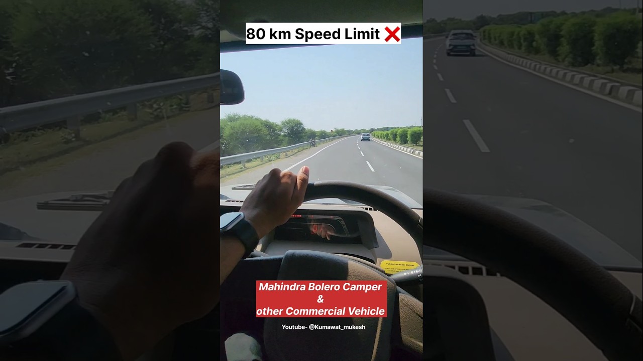 80km Speed limit in Mahindra camper ❌❌💯 #mahindra #camper #mahindracamper #mahindrathar #tharroxx