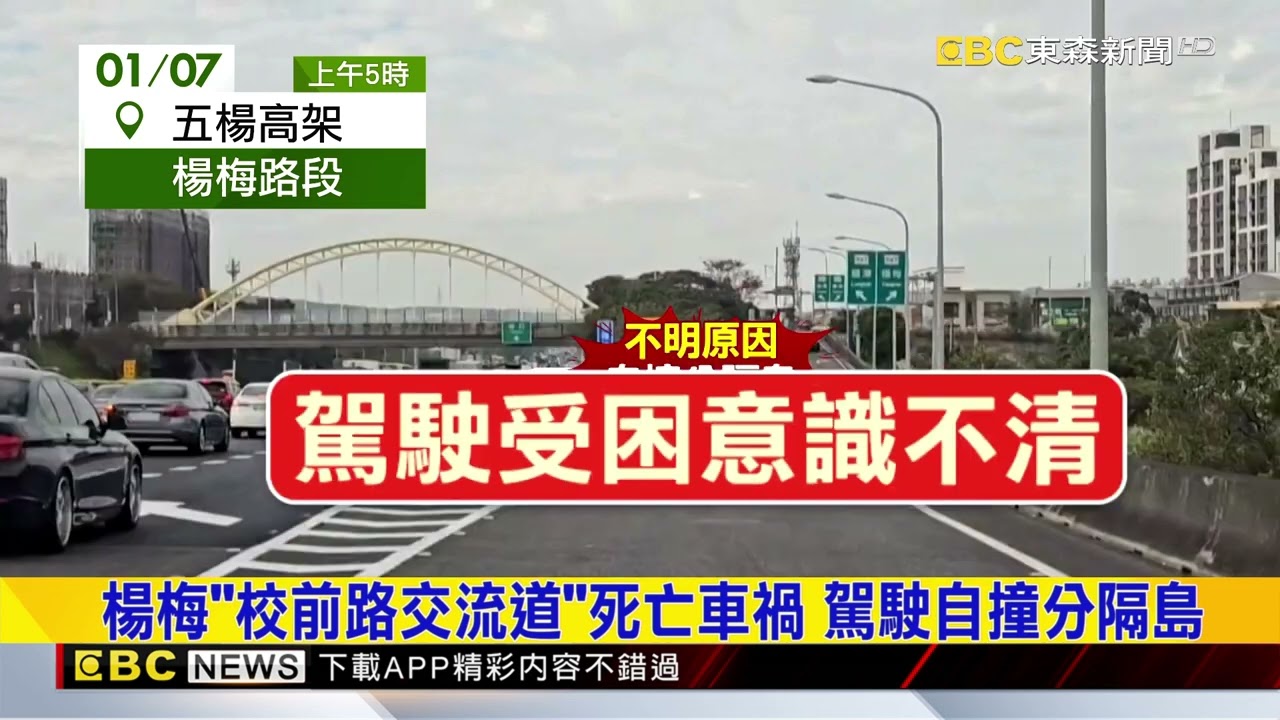 又是楊梅休息站！ 駕駛「高速自撞」車毀人亡@newsebc