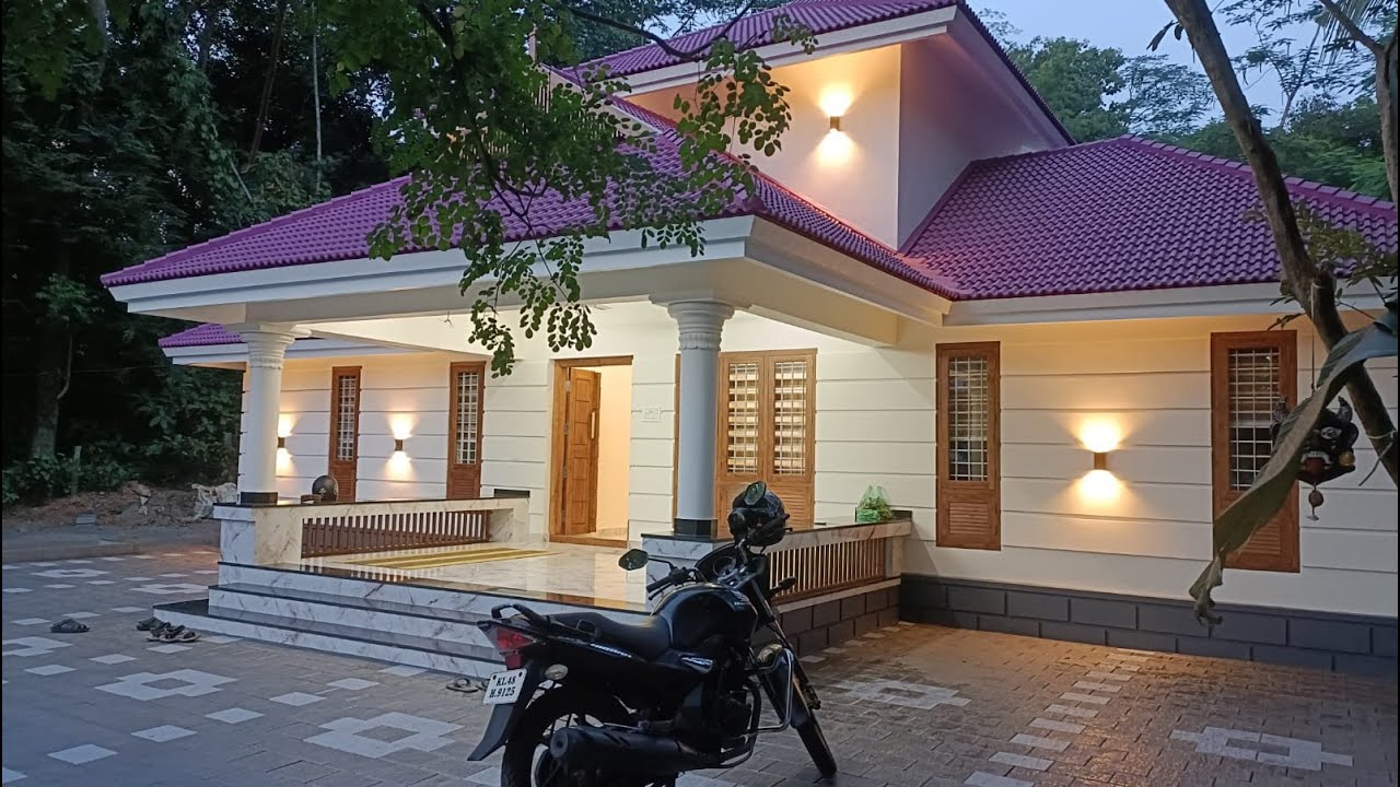 ഒരുനിലയാണ് സന്തോഷം! ലളിതസുന്ദരമായ വീട് | home tour malayalam kerala latest | Home Pictures