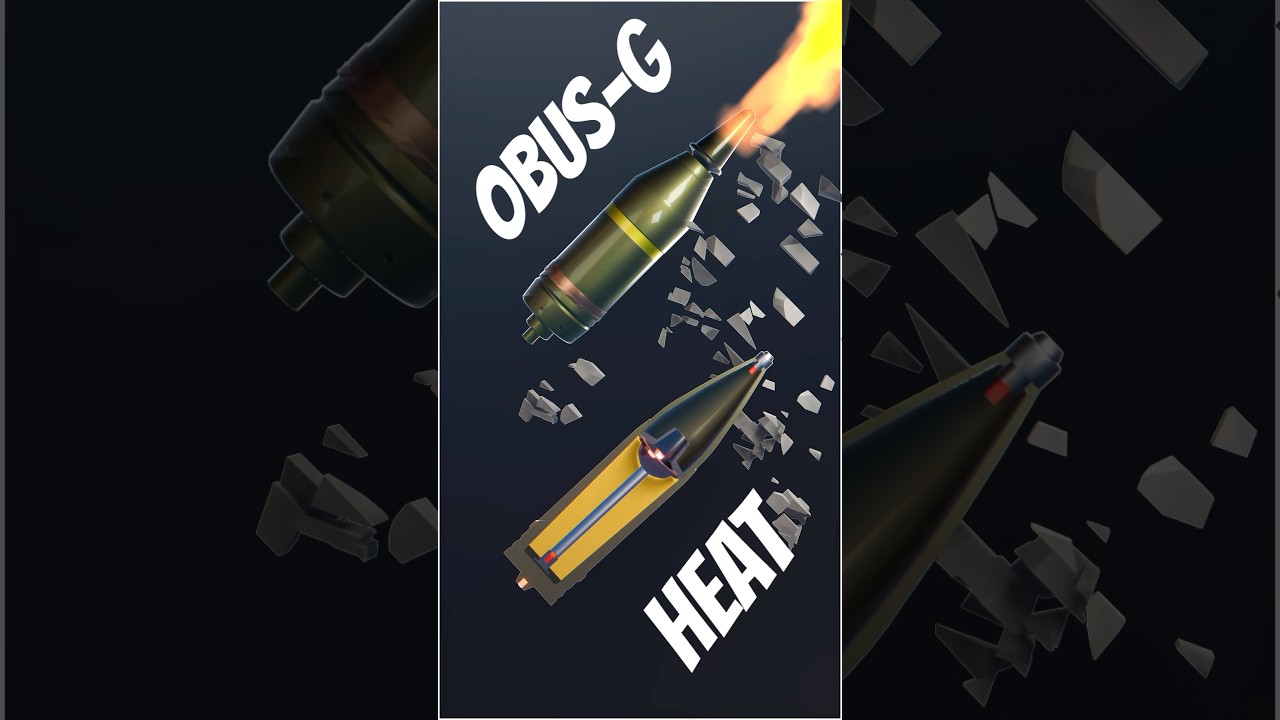 How HEAT Vs OBUS G rounds Work ? WOT #firstshortvideo #worldoftanks #firstshortvideo