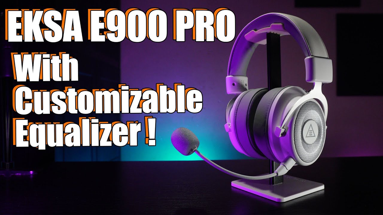 Eksa E900 pro gaming headset review & mic test