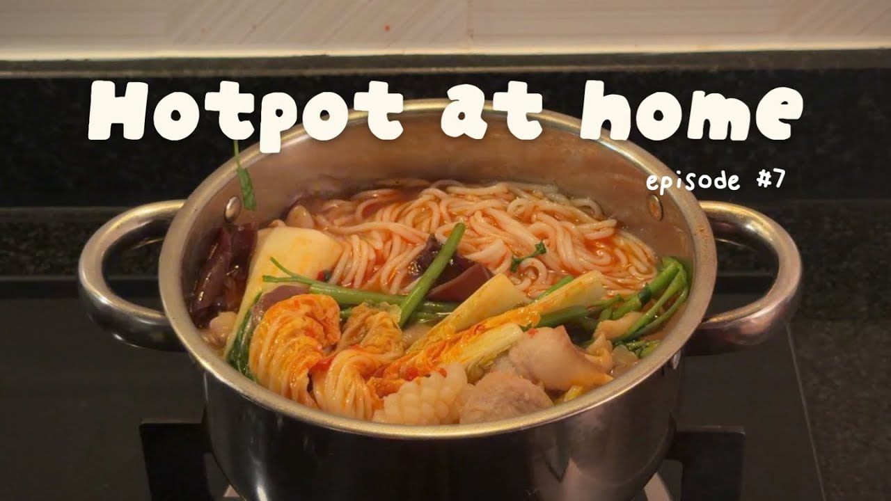 Easy Sichuan Hotpot at Home | Cozy Cooking Vlog