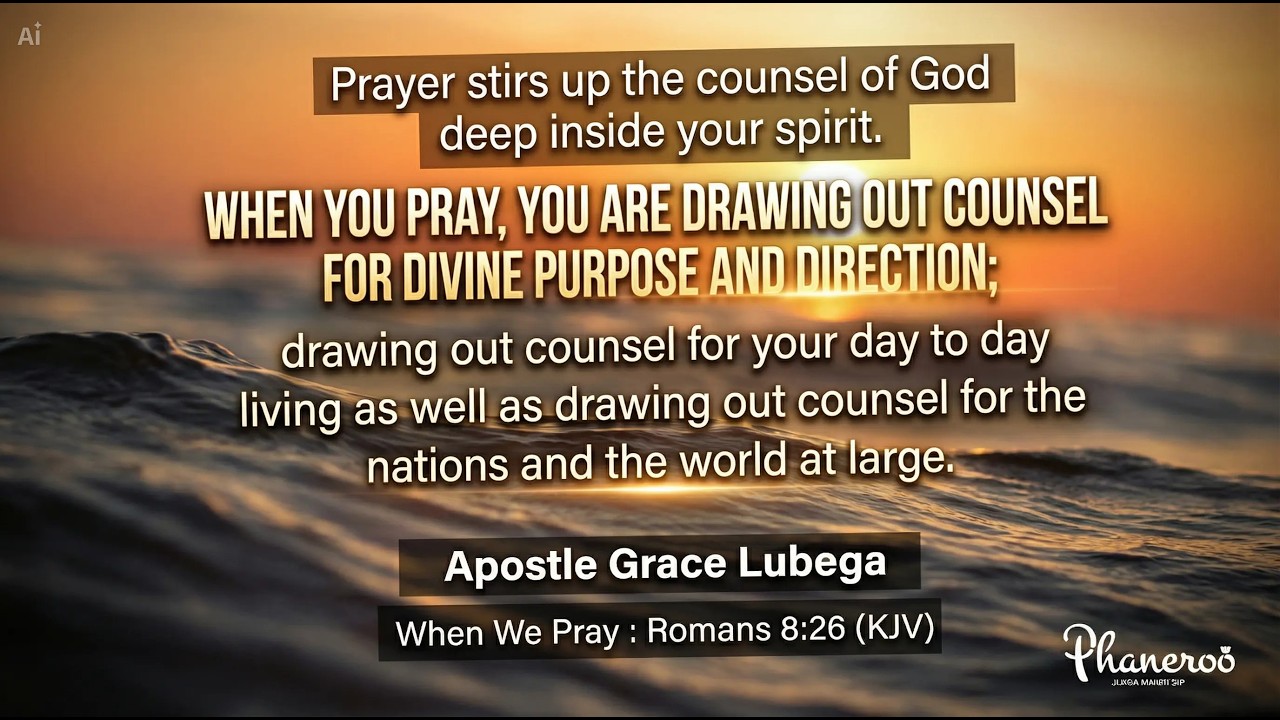 When We Pray | Apostle Grace Lubega Phaneroo Devotional | Lyrical Cover
