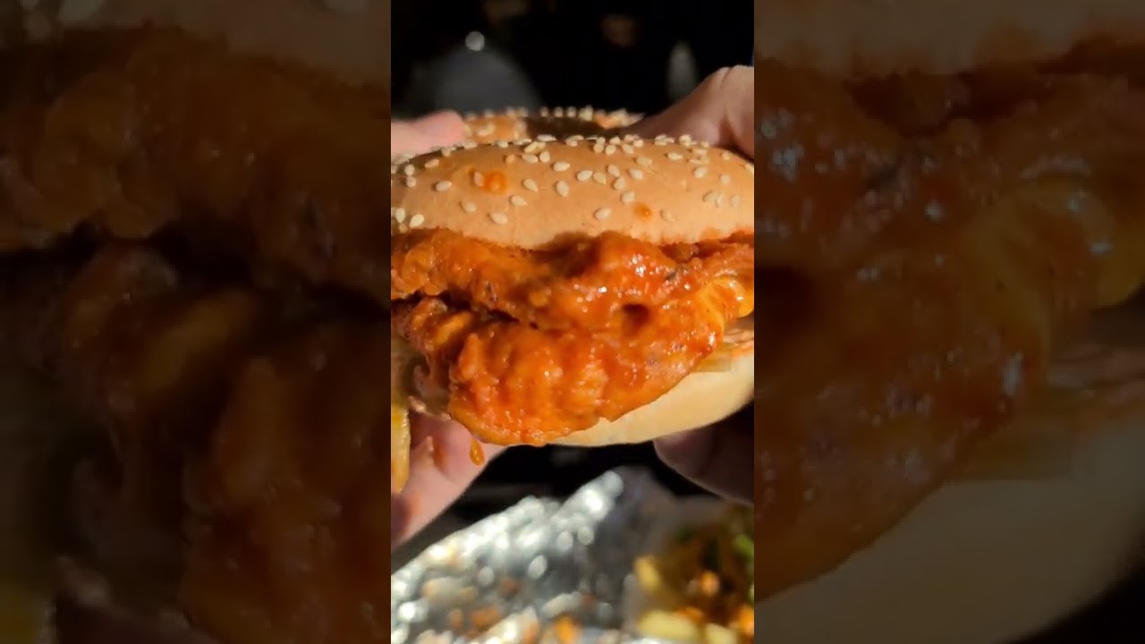 3in1burger spicest chicken burger in birmingham | Ladypool Road | DanishVlogsster