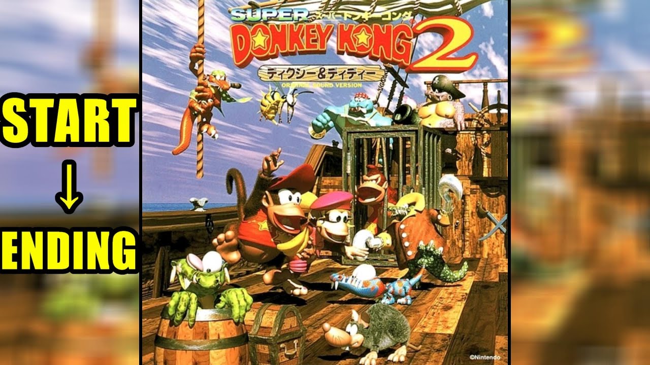 SFC ドンキーコング2 とりあえずスタートからラスボスまで攻略 【Donkey Kong Country】