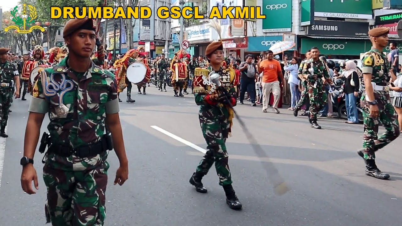 DRUMBAND GSCL AKMIL CANKA LOKANANTA AKADEMI MILITER MAGELANG