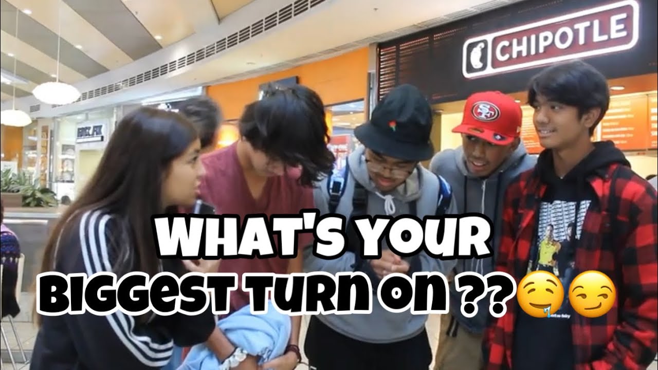 BIGGEST TURN ON? | MALL PUBLIC INTERVIEW | AMY ROMERO