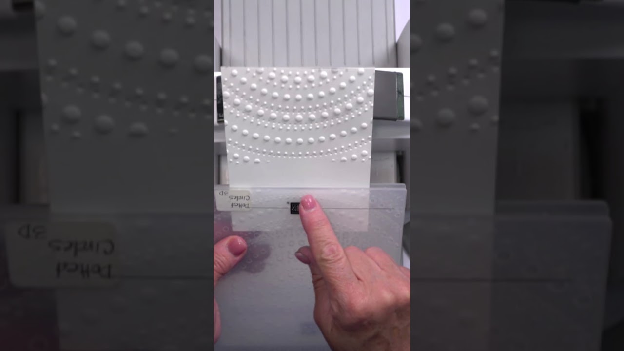 A Cool Way To Use Embossing Folders #cardmaking