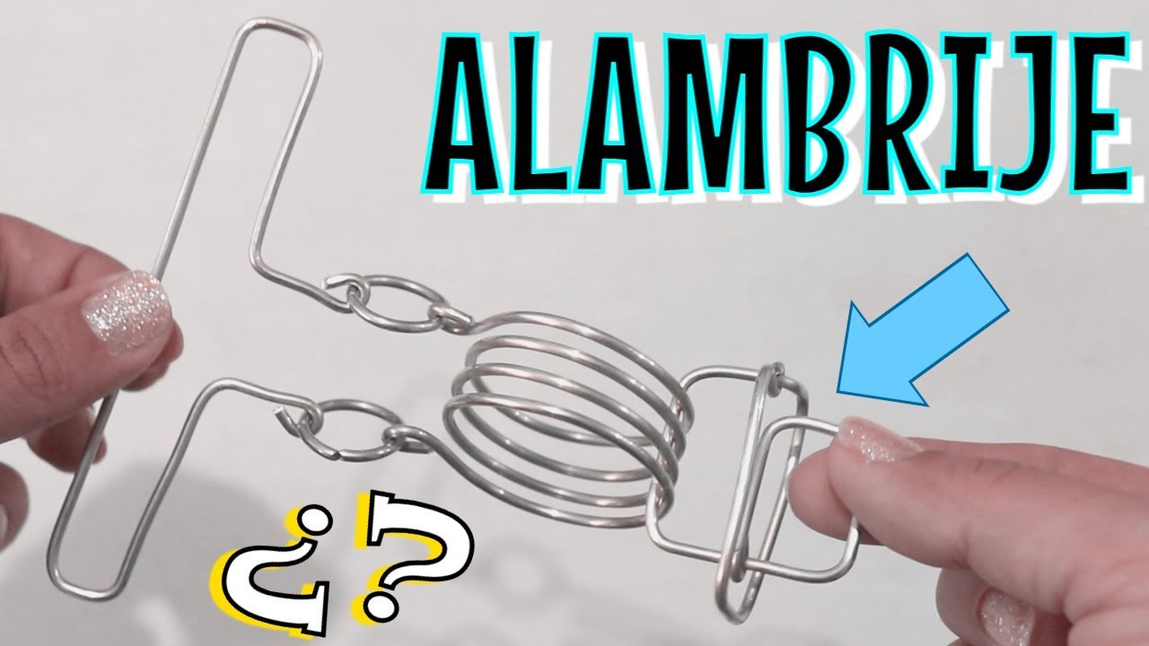 SOLUCIÓN ROMPECABEZAS ESPIRAL DE ALAMBRE FORMA DE T METAL PUZZLE - Nayeli