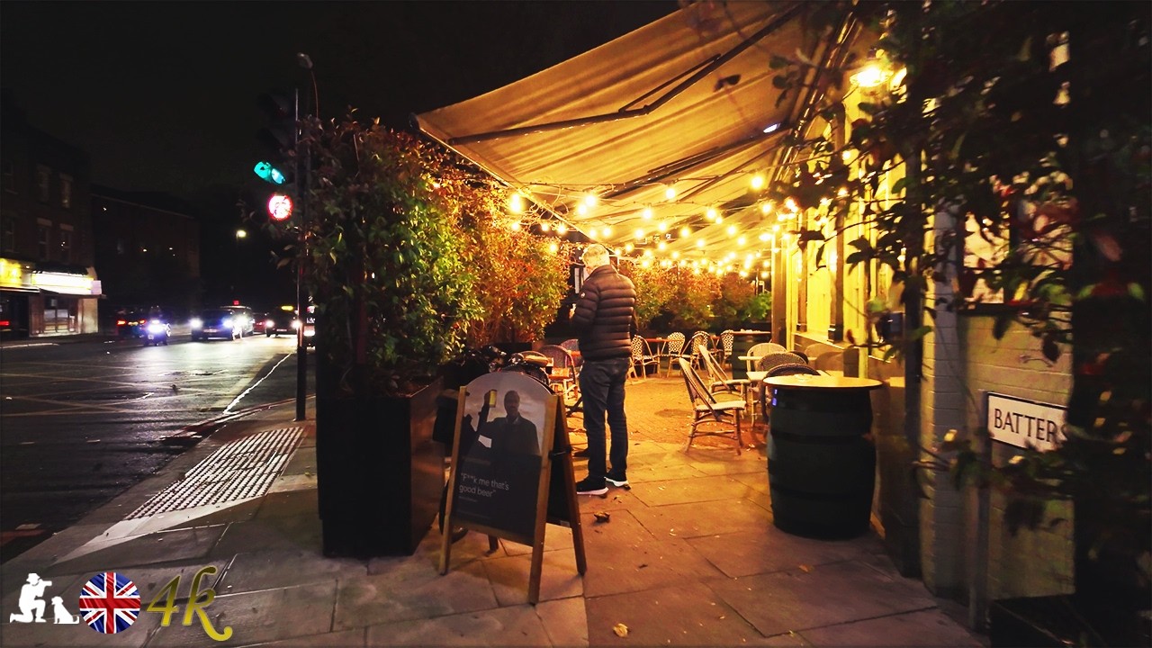 London night walk | relaxing city atmosphere 4k