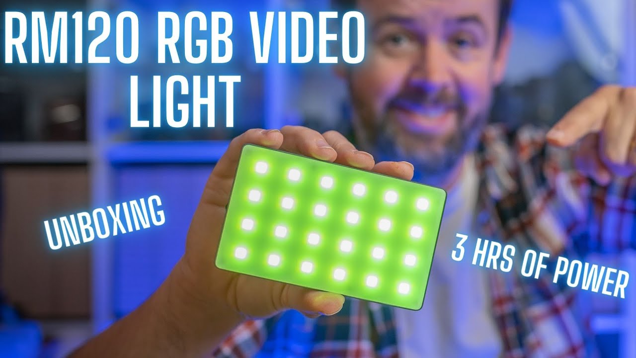 SmallRig RM120 Review, awesome RGB super bright pocket video light