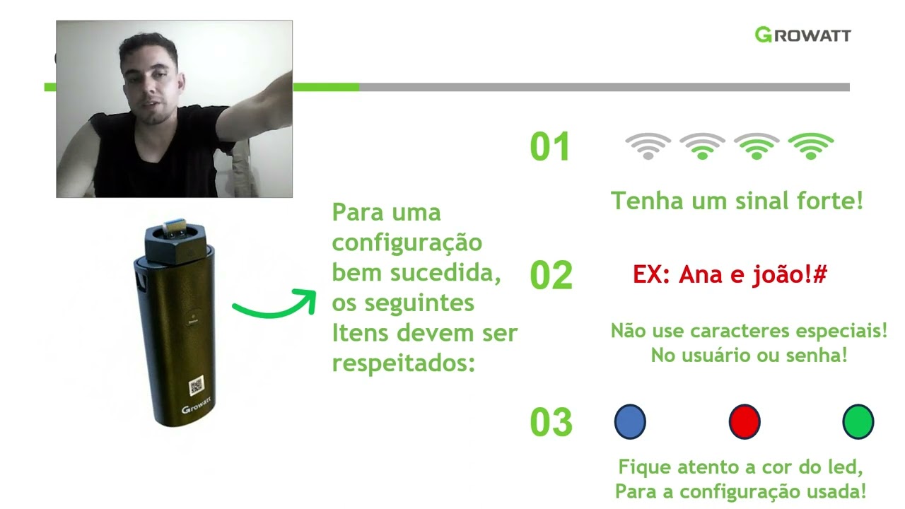 Configuração inversores GROWATT - 2023 - Método 2.