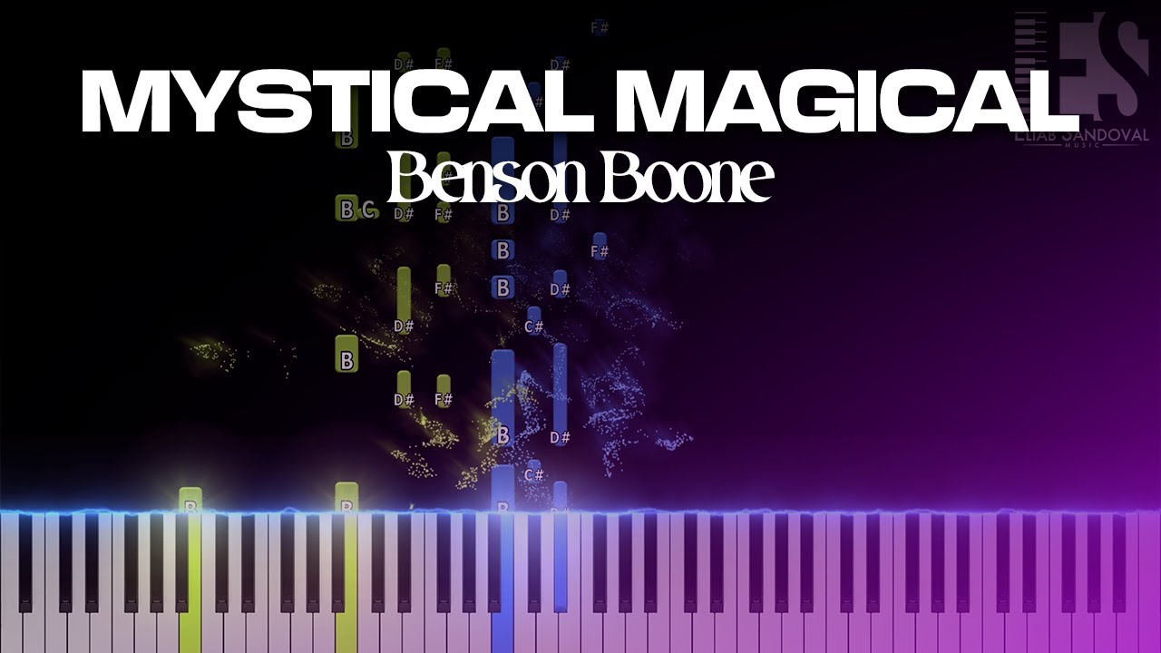 Mystical Magical - Benson Boone (Piano Tutorial) | Eliab Sandoval