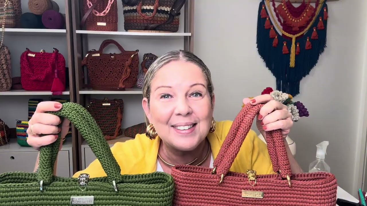 Tutorial Bolsa Conexão em Crochê | Passo a Passo com Professora Jaque | Fast Fios