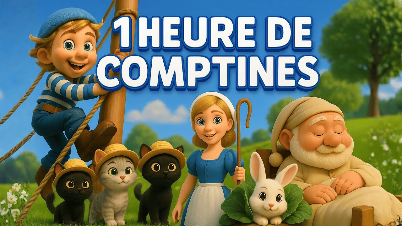 1 Heure de Comptines 🎉🎶 | Chansons pour Enfants 🧒 | Compilation de Comptines Célèbres en Français