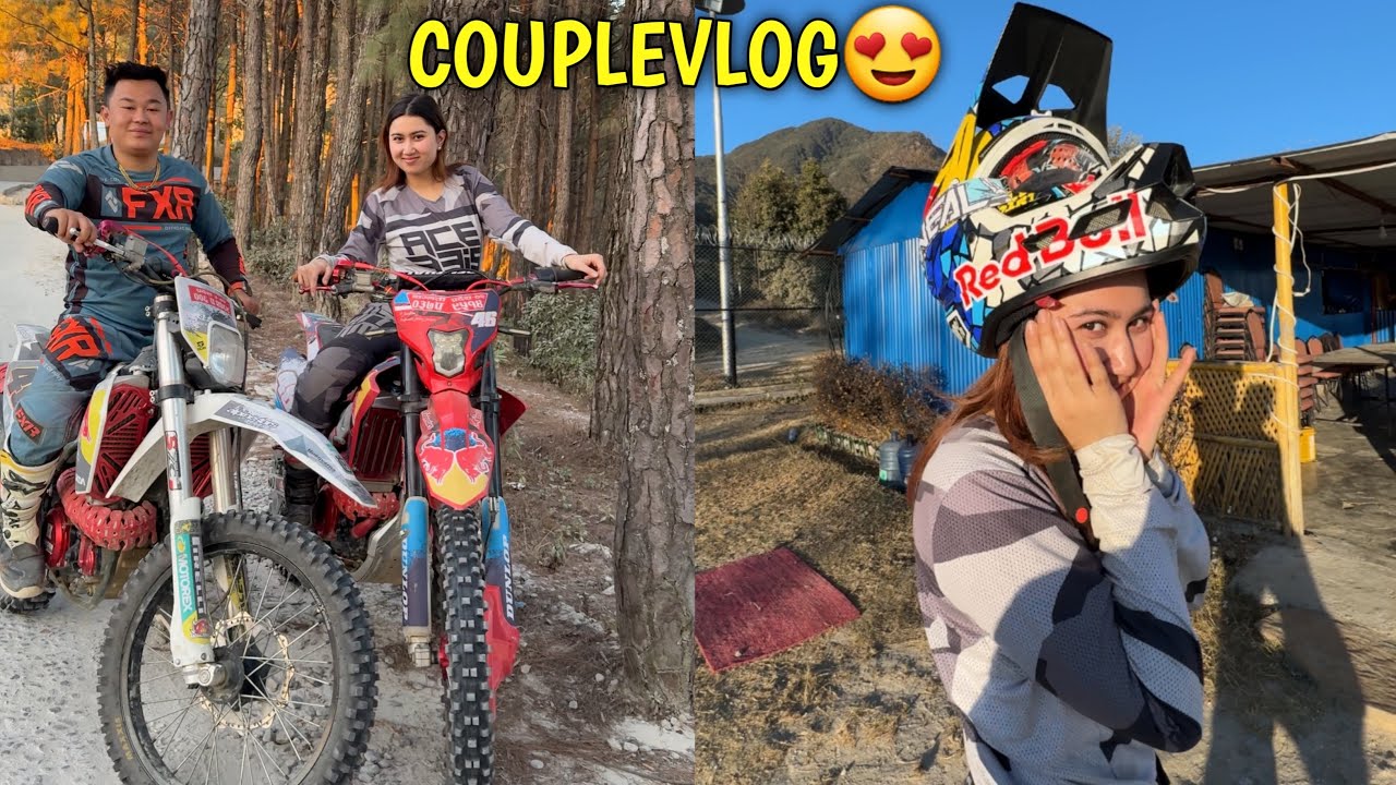 ALISHA MA SANGA RACE KHELNA AAYO😱 / DHERAI PAXI DIRT BIKE CHALAYE😍 / @alishakhadgi9769