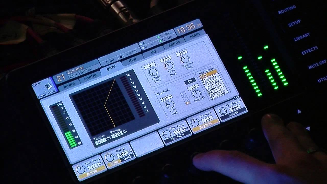 Behringer X32 - Секция Gate/Ducker - NRCC