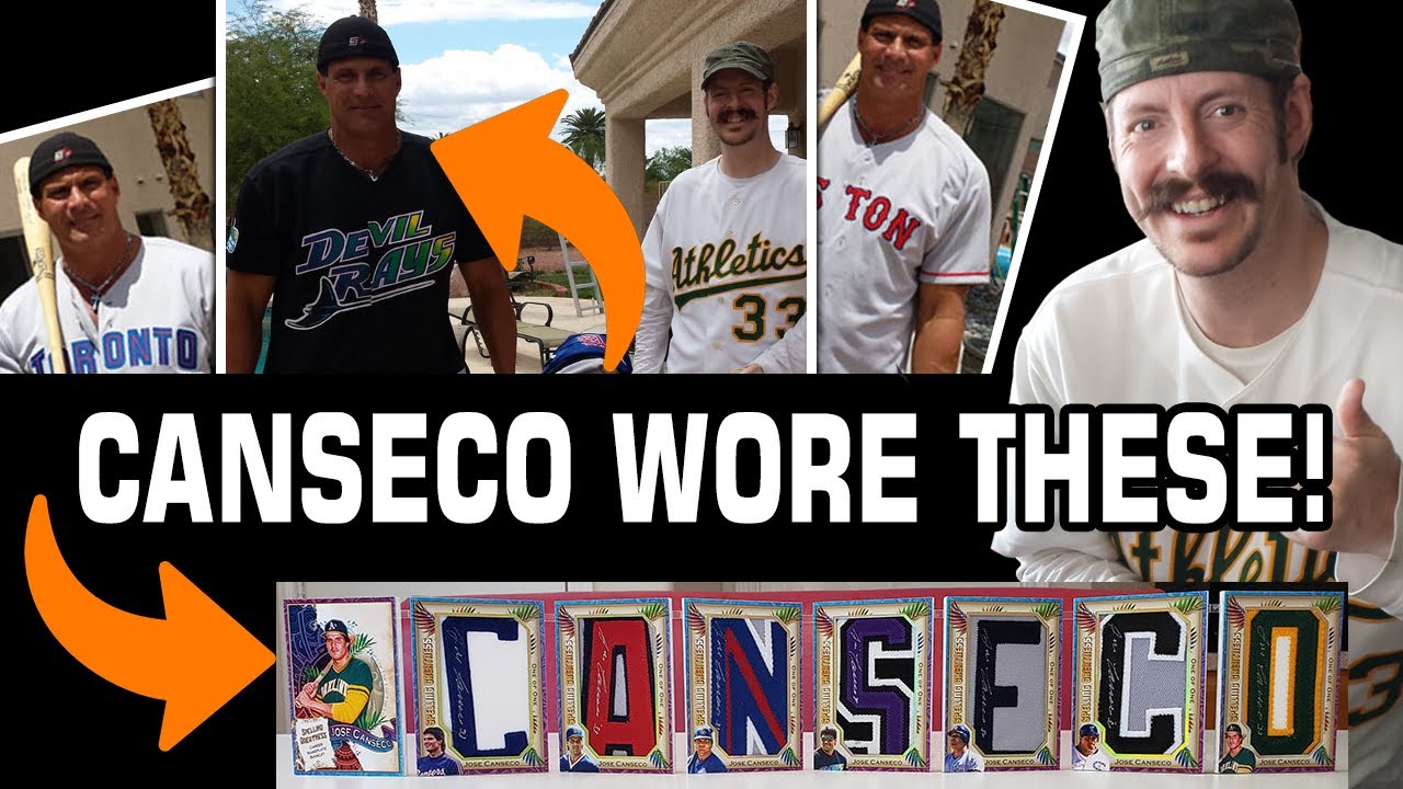 Canseco wore there jerseys, I cut them up, and made the ULTIMATE letterman booklet!
