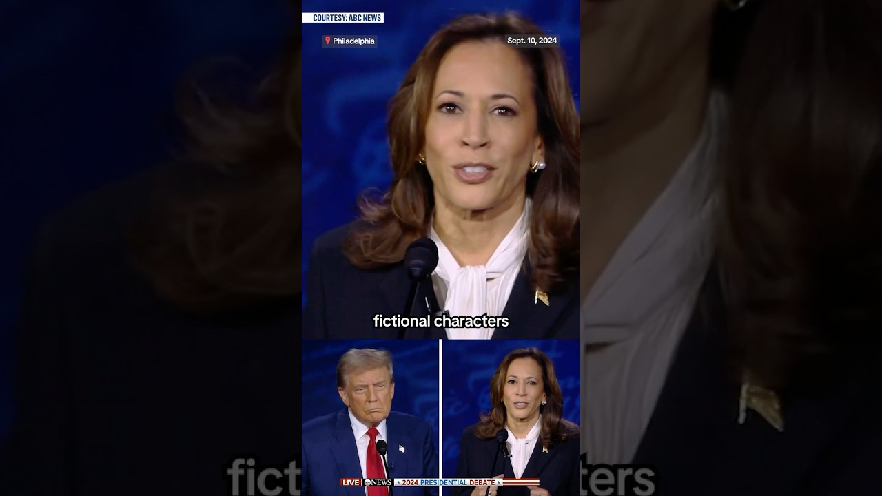 Harris trolls Trump over rallies at debate