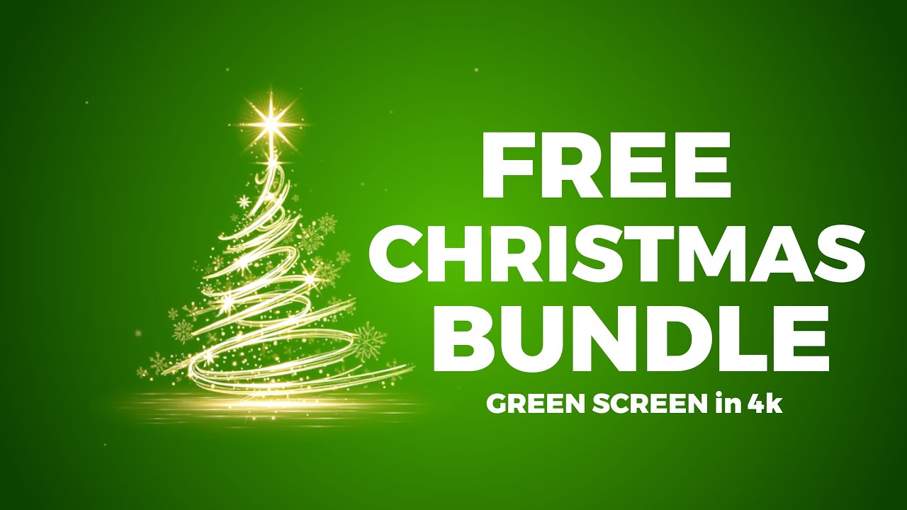 Free Christmas Green Screen Pack | Vol  1 4K
