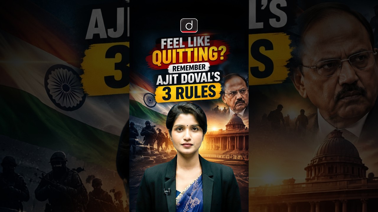 Ajit Doval&rsquo;s Life Lesson | Motivation | Drishti IAS English #shorts #upsc #AjitDoval #Motivation