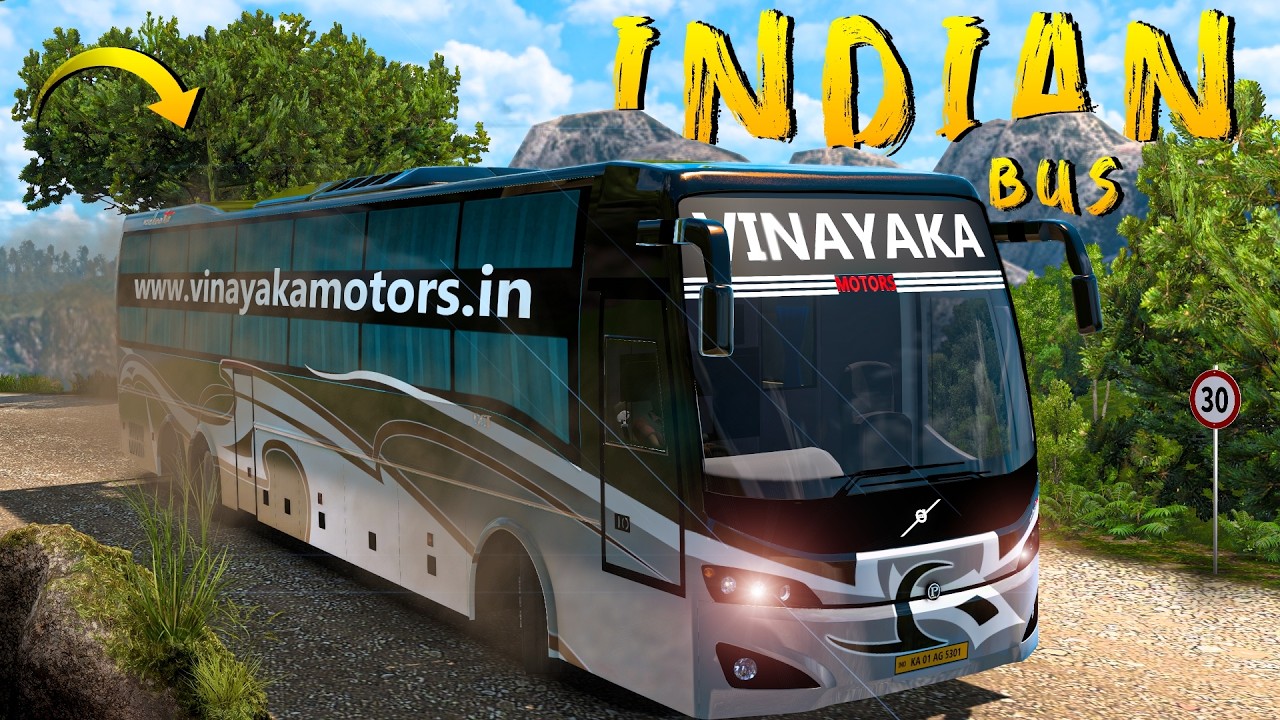 INDIAN VINAYAKA BUS VS MOUNTAIN ROADS 😱