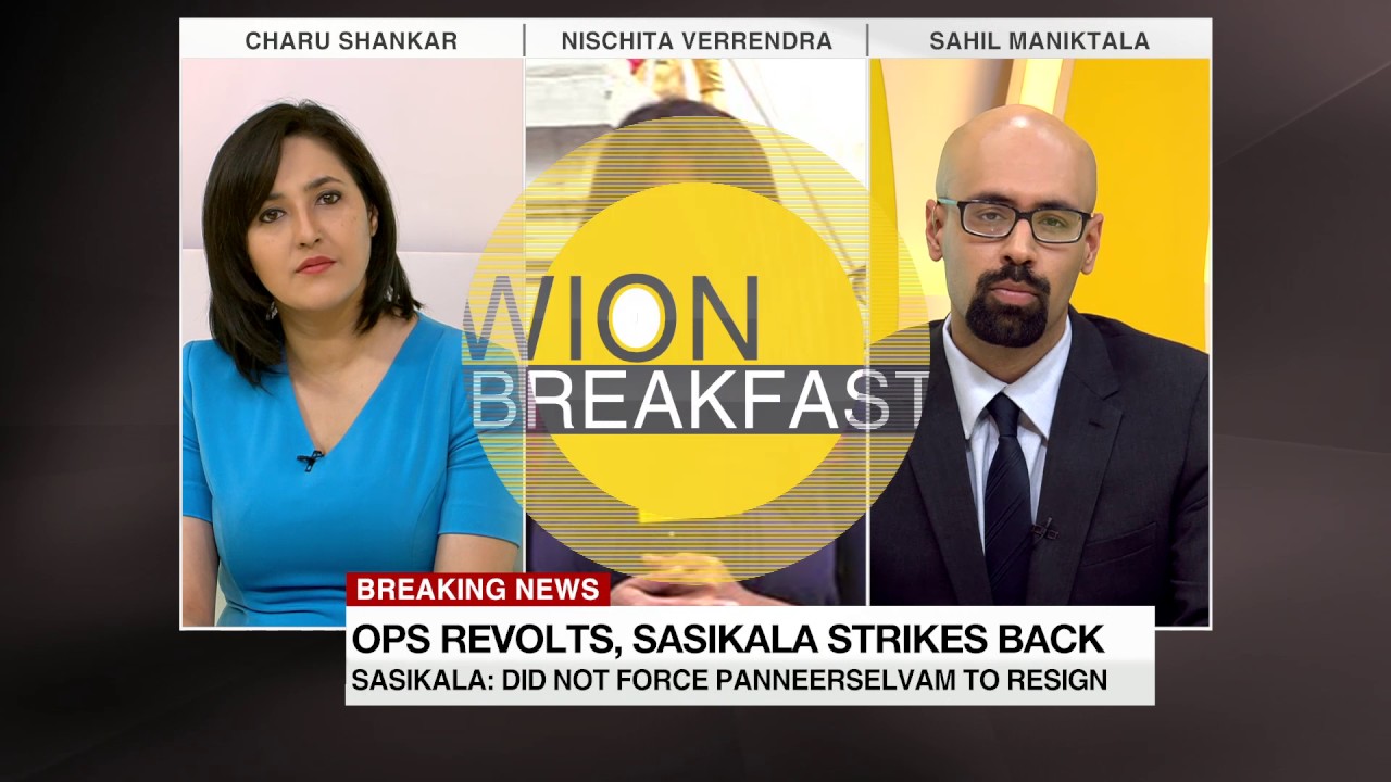 OPS revolts, Sasikala strikes back (WION Breakfast)