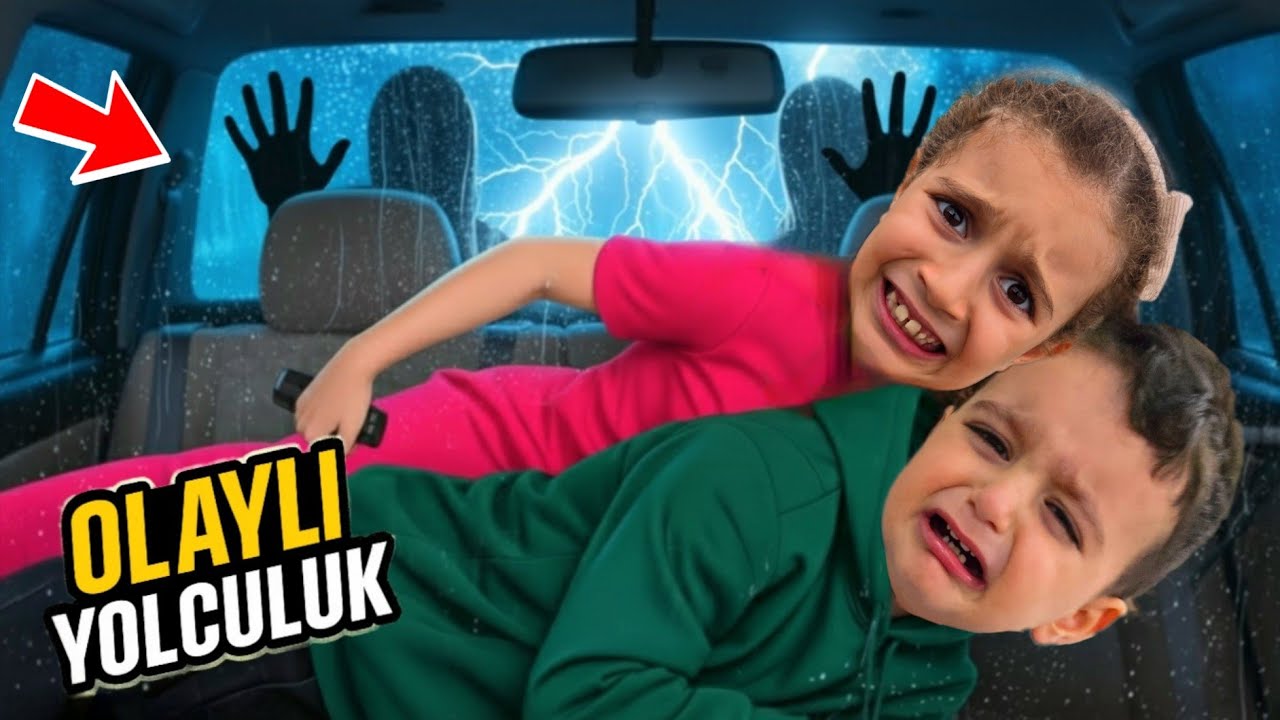 POYRAZ ELİF KUZENİ OLAYLI YOLCULUK !!! FIRTINAYA YAKALANDIK!!