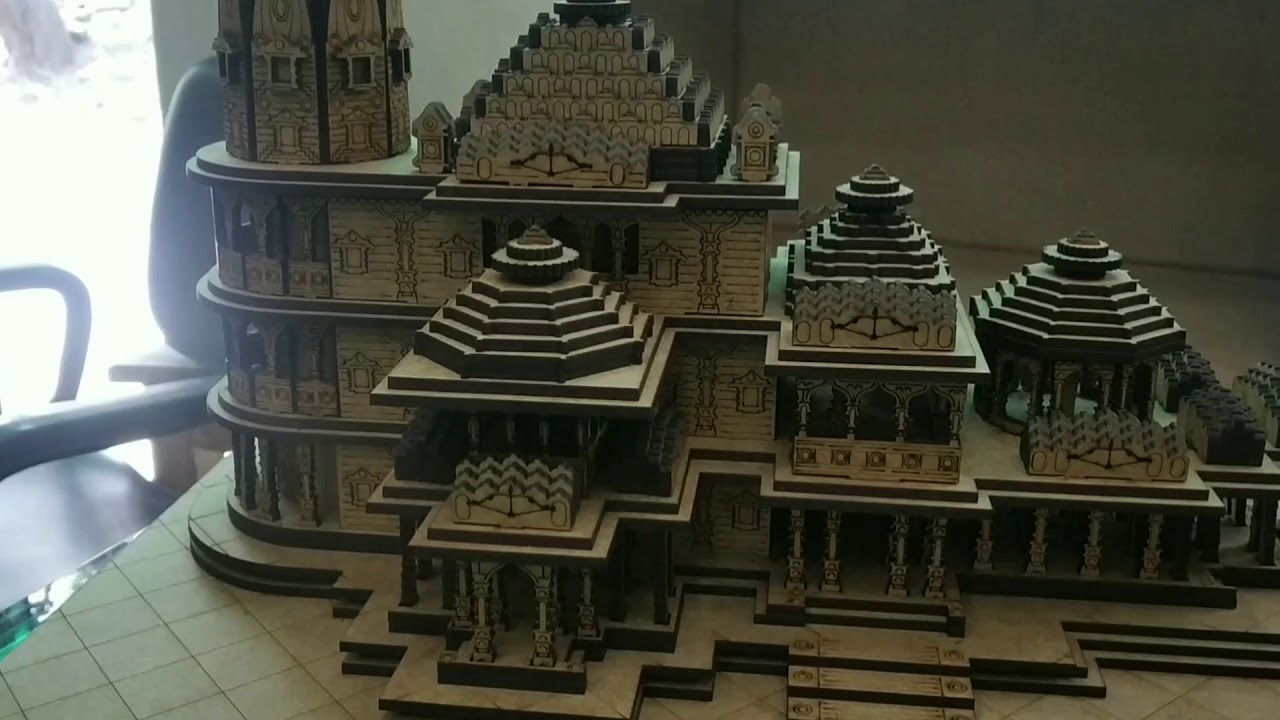 3D model of RAM MANDIR -ayodhya 🚩🚩🚩🚩🚩