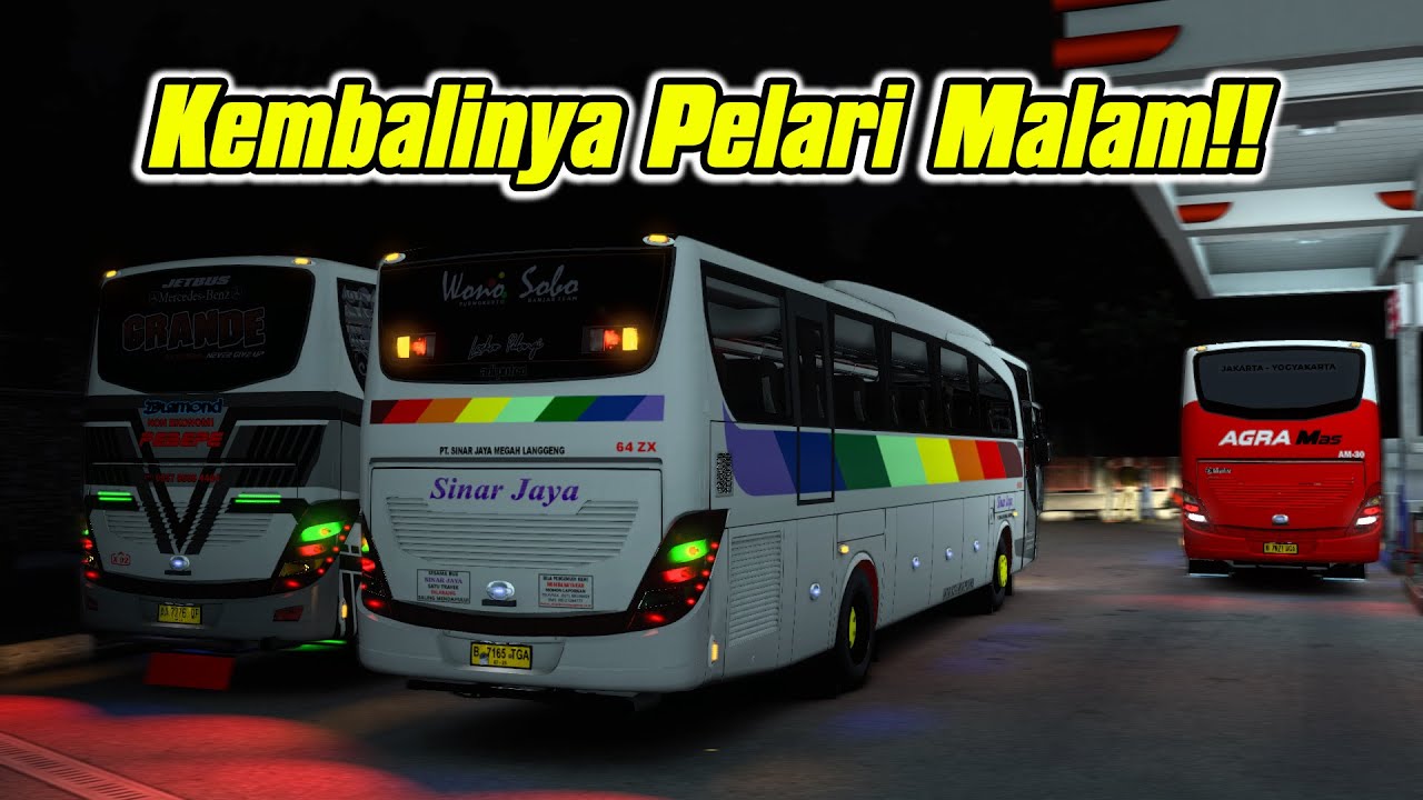 Kembalinya Pelari Malam!! Konvoi Asik Pemain Selatanese | ETS-2 INDONESIA