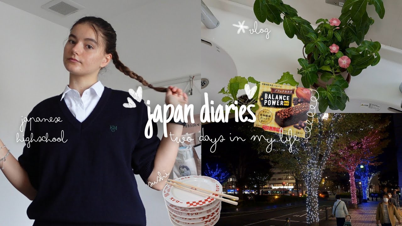 days in my life studying in japan 🌼🍣| #1 japan diaries | vlog, japanese high school, life in dorm
