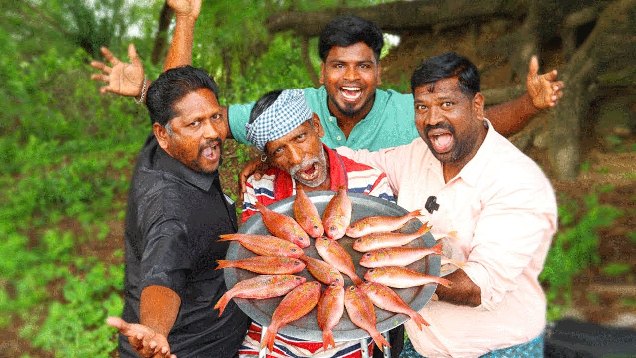 சங்கரா மீன் வறுத்த குழம்பு | Fried Fish Curry Recipe| fish gravy | Village Kitchen Factory
