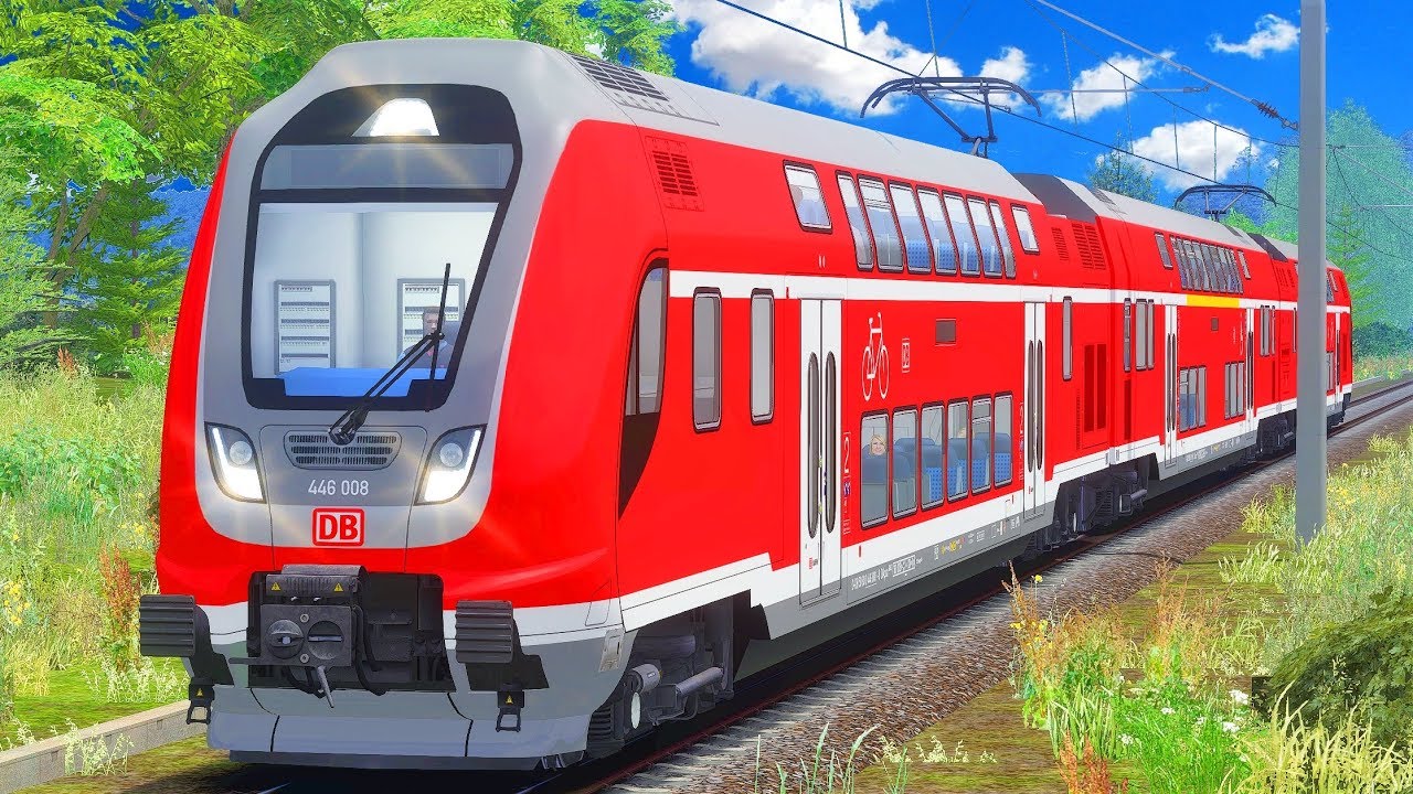 EISENBAHNFRIEDHOF | Inselbahn Rügen | TRAIN SIMULATOR 2020 | BR 446 TWINDEXX Vario | NATO Kampfjets